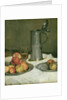 Still life with apples and pewter jug, 1878 by Heinrich Wilhelm Truebner