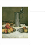 Still life with apples and pewter jug, 1878 by Heinrich Wilhelm Truebner