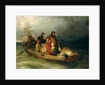 Emigrant passengers on board, 1851 by Felix Schlesinger