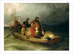 Emigrant passengers on board, 1851 by Felix Schlesinger