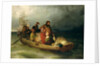 Emigrant passengers on board, 1851 by Felix Schlesinger