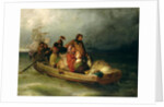 Emigrant passengers on board, 1851 by Felix Schlesinger