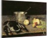Still life with casserole and wild duck, 1885 by Carl Schuch