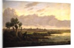 On the Alster at Winterhude, 1834 by Heinrich Stuhlmann