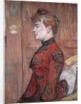 Portrait Study of a Woman in Profile, 1890 by Henri de Toulouse-Lautrec