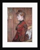 Portrait Study of a Woman in Profile, 1890 by Henri de Toulouse-Lautrec