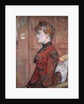Portrait Study of a Woman in Profile, 1890 by Henri de Toulouse-Lautrec
