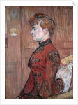 Portrait Study of a Woman in Profile, 1890 by Henri de Toulouse-Lautrec