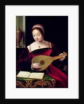 Mary Magdalene Playing the Lute by Master of the Female Half Lengths