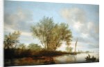 River Landscape, 1645 by Salomon van Ruisdael or Ruysdael