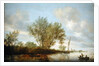 River Landscape, 1645 by Salomon van Ruisdael or Ruysdael