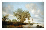 River Landscape, 1645 by Salomon van Ruisdael or Ruysdael