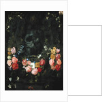 Stone Relief in Flowers by Daniel Seghers