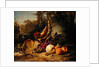 Fruit and Sparrows, 1863 by Johann Wilhelm Preyer