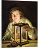 The Young Stableboy with a Stable Lamp, 1824 by Ferdinand Georg Waldmuller