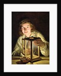 The Young Stableboy with a Stable Lamp, 1824 by Ferdinand Georg Waldmuller