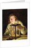 The Young Stableboy with a Stable Lamp, 1824 by Ferdinand Georg Waldmuller