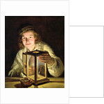 The Young Stableboy with a Stable Lamp, 1824 by Ferdinand Georg Waldmuller