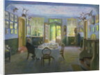 The Hall of the Manor House in Waltershof, 1894 by Hans Olde