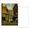 Street Scene by Jacobus Vrel or Frel