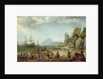 Wild goat hunting on the coast, 1620 by Adam Willaerts