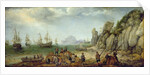 Wild goat hunting on the coast, 1620 by Adam Willaerts