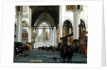 Interior of the Oude Kerk, Amsterdam, 1659 by Emanuel de Witte