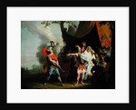 Achilles has a dispute with Agamemnon, 1776 by Johann Heinrich Tischbein