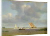A fresh breeze on the Elbe, c.1830 by Adolf Vollmer