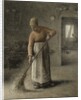 A Farmer's wife sweeping, 1867 by Jean-Francois Millet