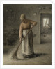 A Farmer's wife sweeping, 1867 by Jean-Francois Millet