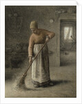 A Farmer's wife sweeping, 1867 by Jean-Francois Millet