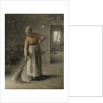 A Farmer's wife sweeping, 1867 by Jean-Francois Millet