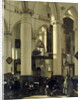 Interior of a church by Emanuel de Witte