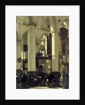 Interior of a church by Emanuel de Witte