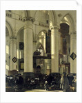 Interior of a church by Emanuel de Witte