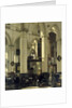 Interior of a church by Emanuel de Witte