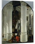 Interior view of the New Church in Delft by Emanuel de Witte