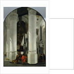 Interior view of the New Church in Delft by Emanuel de Witte