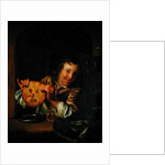 Boy with Pancakes by Godfried Schalcken