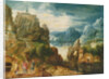 Mountainous Landscape with the Road to Emmaus, 1597 by Lucas van Valckenborch