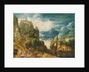 Mountainous Landscape with the Road to Emmaus, 1597 by Lucas van Valckenborch