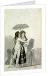 Couple with a Parasol by Francisco Jose de Goya y Lucientes