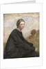 The brooding girl, c.1857 by Jean Baptiste Camille Corot
