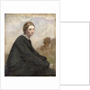 The brooding girl, c.1857 by Jean Baptiste Camille Corot