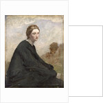 The brooding girl, c.1857 by Jean Baptiste Camille Corot