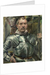 Self portrait in armour, 1914 by Lovis Corinth