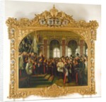 The Proclamation of Wilhelm as Kaiser of the new German Reich, in the Hall of Mirrors at Versailles on 18th January 1871, painted 1885 by Anton Alexander von Werner