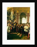 The Proclamation of Wilhelm as Kaiser of the new German Reich, in the Hall of Mirrors at Versailles on 18th January 1871, 1885 by Anton Alexander von Werner