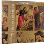 The Creation of Eve, a panel from the Grabower Altar, the High Altar of St. Petri in Hamburg by Master Bertram of Minden